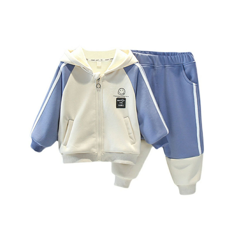 儿童外套男童秋冬加绒卫衣2023新款冬季童装衣服纯棉宝宝秋装套装