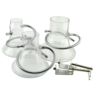 抽烟机排气管罩万向吸风罩尼龙布管通风排风软管支架焊锡吸烟罩