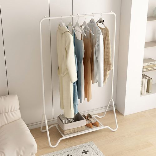速立普衣帽架落地卧室家用衣架阳台简易晾衣架客厅衣服收纳挂衣架