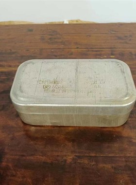 7080年代老式铝饭盒怀旧老物件食堂餐具餐盒药盒复古道具装饰摆件