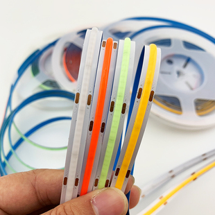 低压COB灯条柔性彩光游乐场KTV网咖背景氛围无光斑线光源柔光灯带