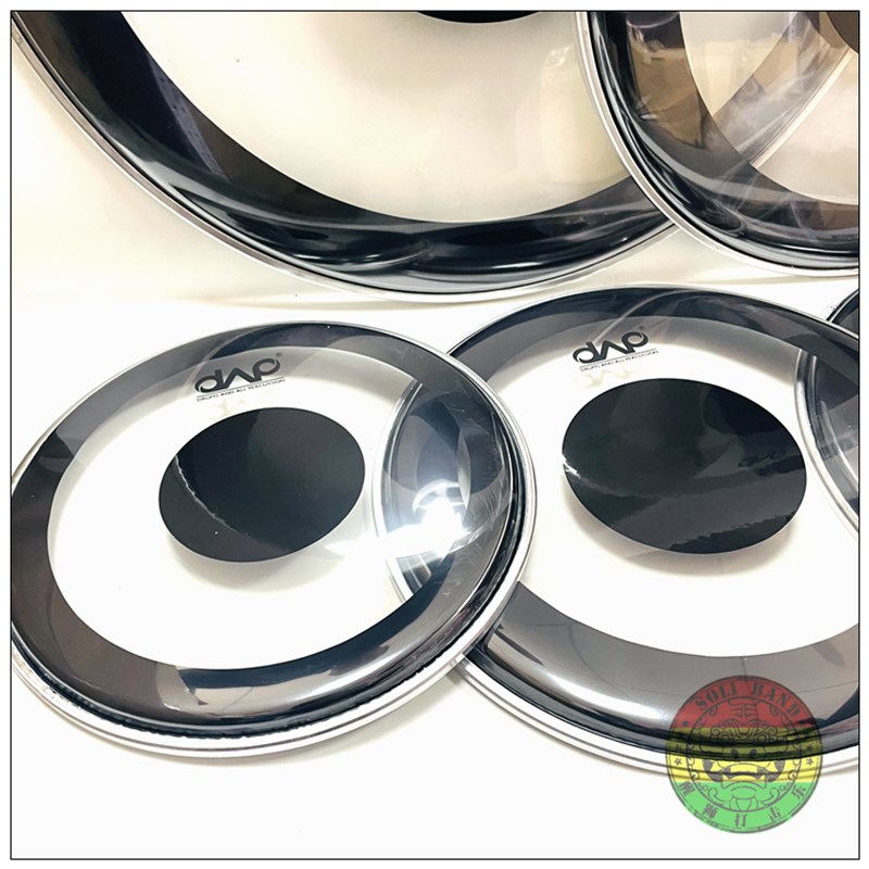 DAAP 国货精品 架子鼓 单层加止音圈 带加强点 嗵鼓皮 套鼓皮 军