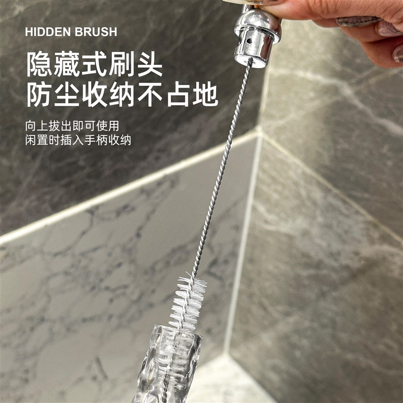 高颜值杯刷奶瓶刷水杯清洁吸管刷二合一多功能长柄洗杯子专用神器