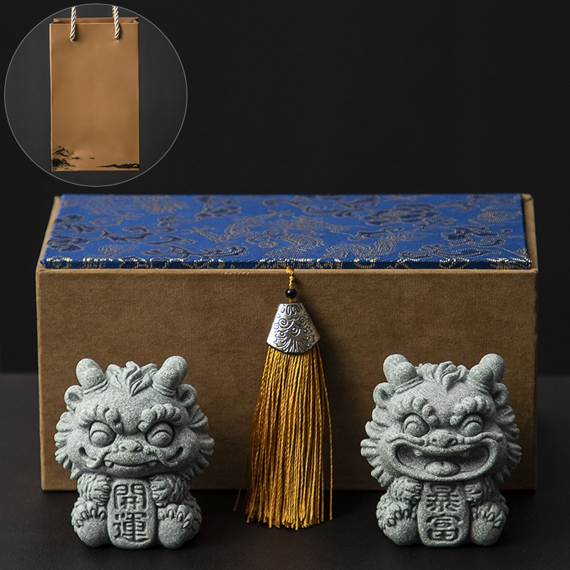 年会活动礼品伴手礼盒龙年商务定制公司实用送客户员工纪念品摆件