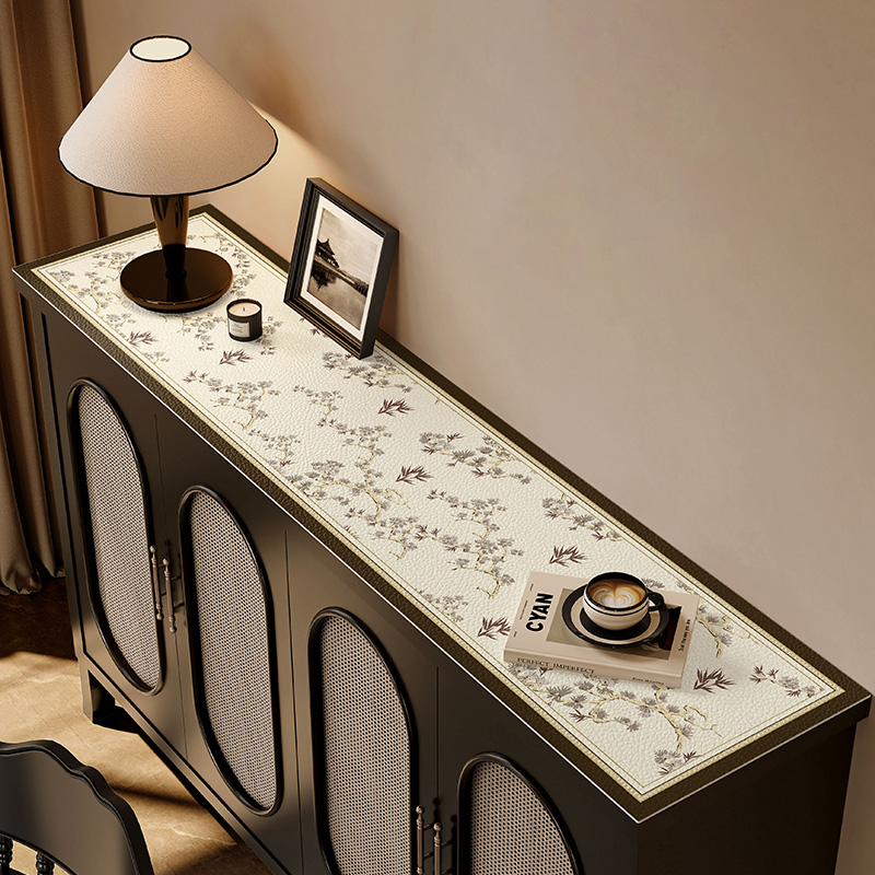 餐边柜桌垫高级感防尘垫电视柜鞋柜防脏垫免洗防水防油台面保护垫