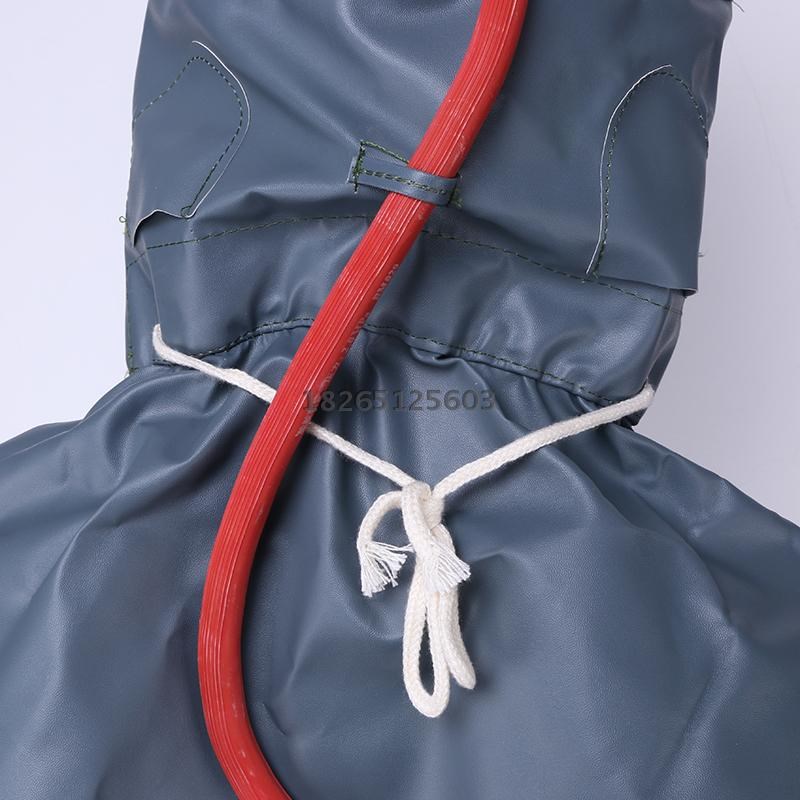 喷砂帽打磨防尘喷漆通风平玻璃大头帽防溅风沙头套帽面罩风帽披肩