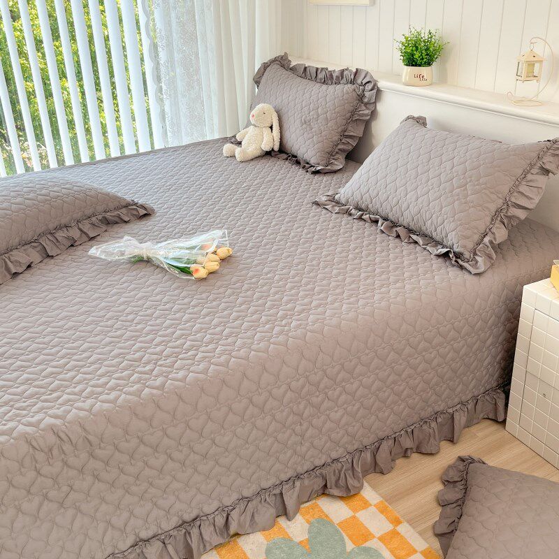 支持定制纯棉榻榻米三件套全棉农村单件大炕盖绗缝夹棉被套床单