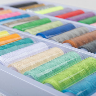 涤纶手缝线缝纫机 缝纫线 优质 39色线盒402DIY