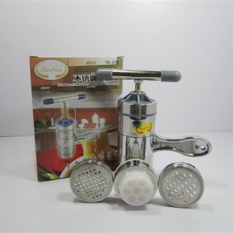 包邮山西面食工具河捞饸饹机不锈钢带三个头压面机面条机厨房用具