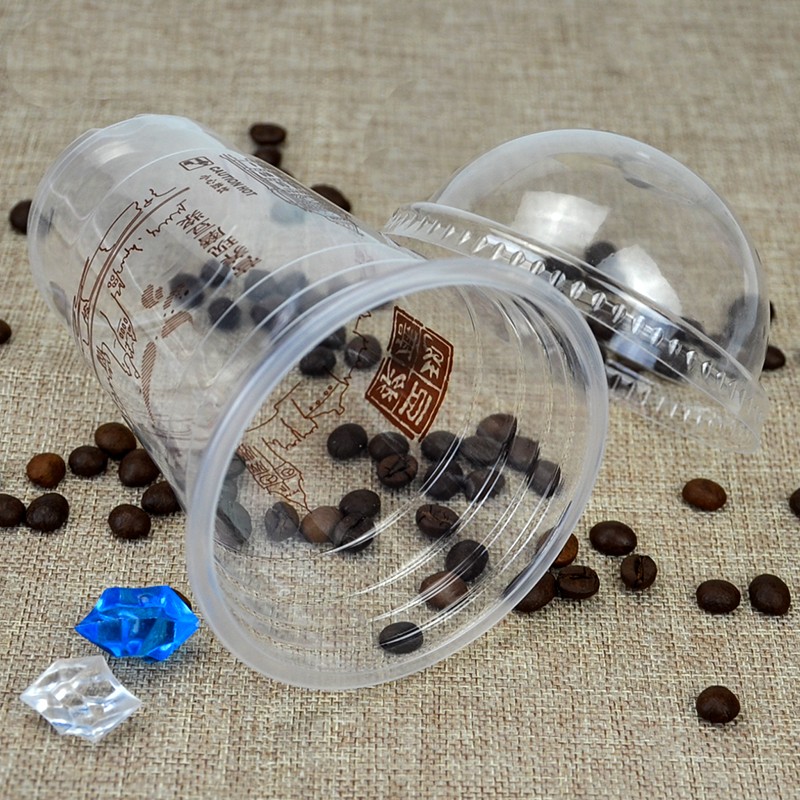 一次性豆浆杯塑料杯 加厚豆浆杯 塑料豆浆杯1000只 现磨豆浆杯