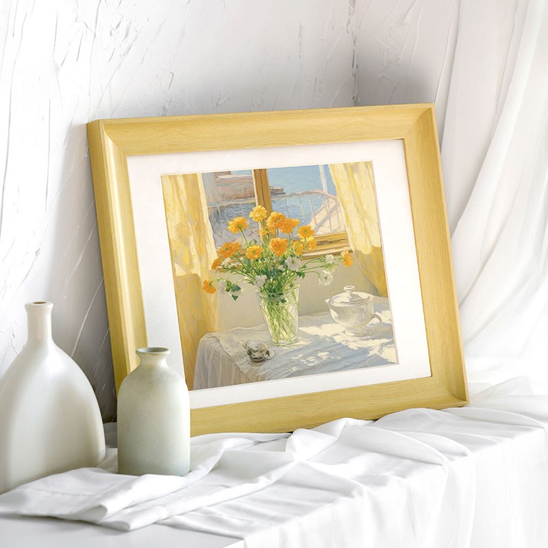 复古画框架空框装裱相框挂墙四4k8k海报素描a3a4纸水彩拼图定制