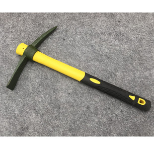 户外钓鱼登山挖草药小军镐洋镐尖扁镐头两用锄头羊镐园艺园林