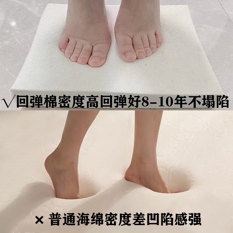 高密度回弹棉榻榻米垫定做加厚家用海绵床垫可折叠记忆棉大炕垫子