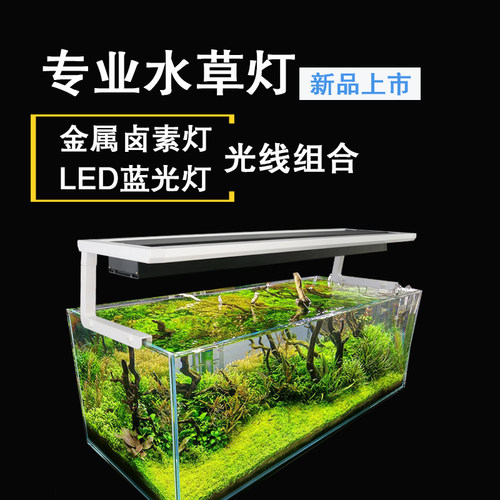 韦柏鱼缸卤素灯水草灯水族箱金属卤化物灯海水缸珊瑚造景照明灯架