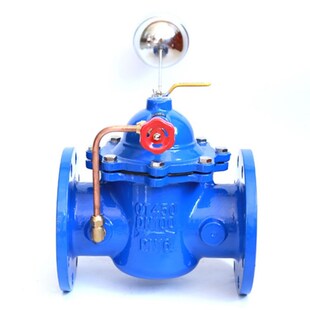 100X不锈钢遥控浮球阀 水箱自动补水阀 球磨铸铁液压水位控制阀