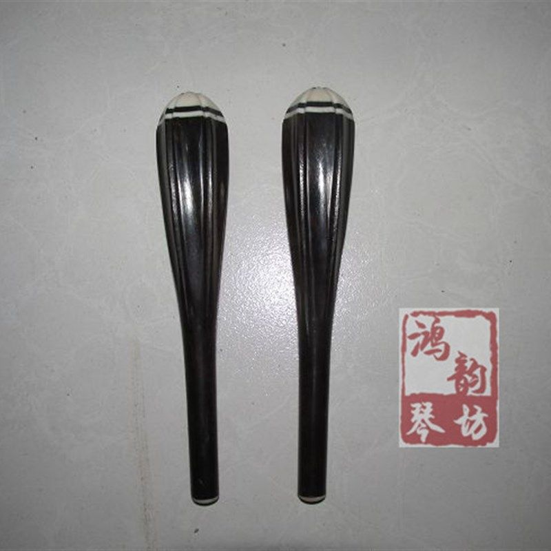 精制黑檀二胡轴越胡琴r轴乐器配件二胡轸子越胡纽子麻花轴六瓣轴