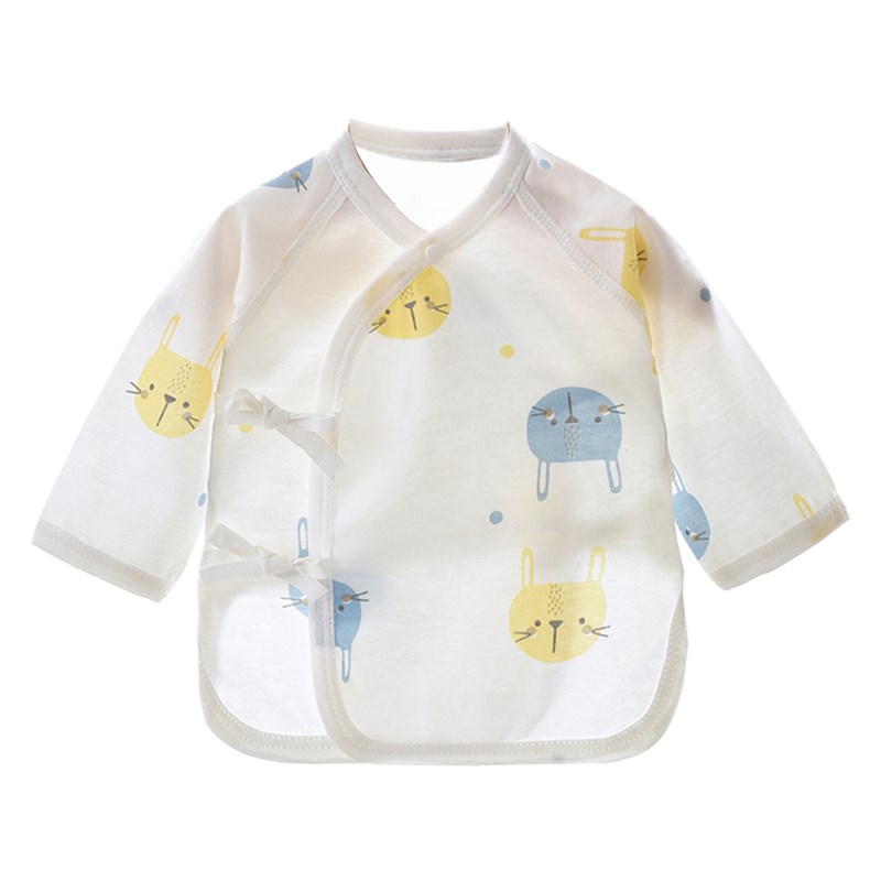 早产儿婴儿衣服超特小码半背衣纯棉春夏薄款48码5斤宝宝低体重50