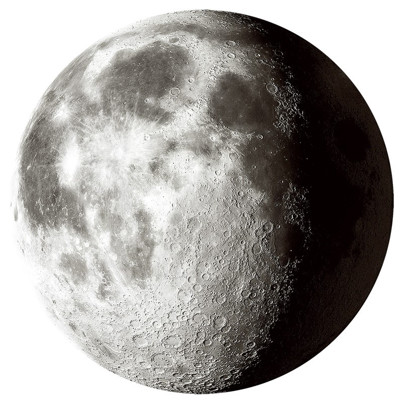 宇宙星球客厅无框画圆形月亮壁画装饰画玄关单幅挂画书房地球定做图片