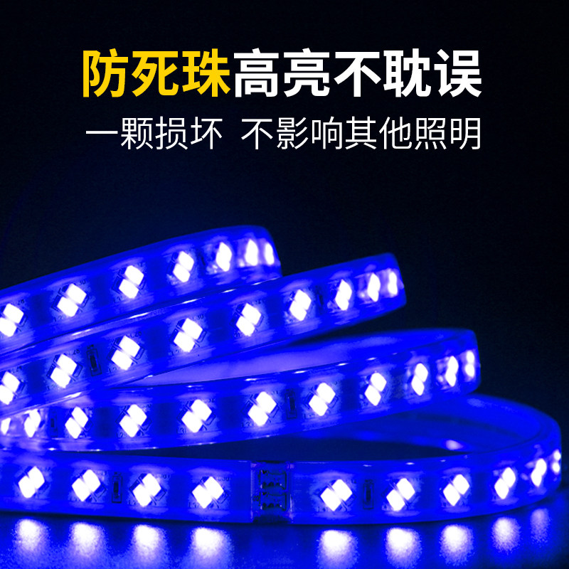 led蓝光灯带家用客厅吊顶22室内LED灯带