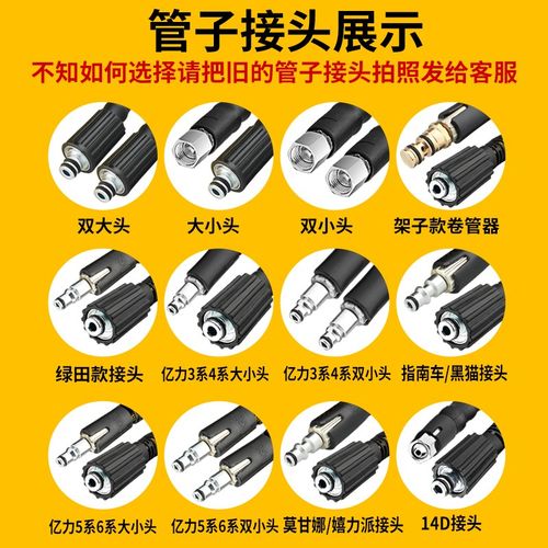 洗车机高压水管出水管亿力指南车耐磨钢丝管绿田家用清洗机配件枪