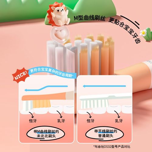 未北北儿童电动牙刷声波全自动软毛充电3-6-12岁卡通多档位洁牙