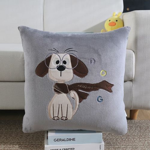 折叠新款双面加厚保暖抱枕被子两用午睡枕头二合一汽车上靠垫盖毯