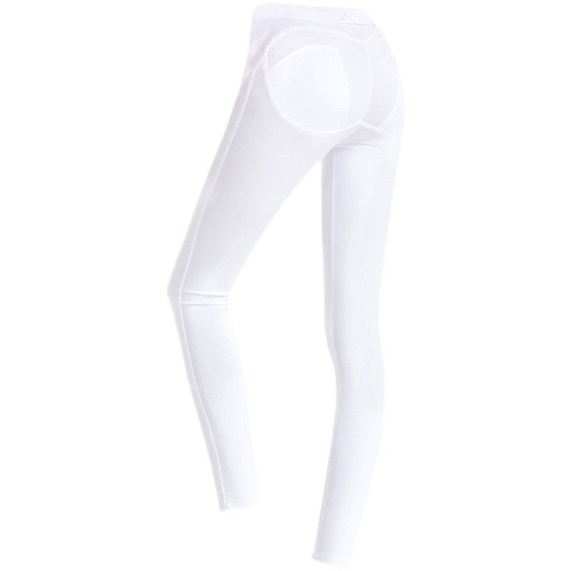 网红蜜桃臀瑜伽健身裤低腰提臀牛仔裤白色加绒保暖弹力紧身裤浅色,女装/女士精品,牛仔裤,淘宝优惠券,粉丝福利购,淘宝优惠卷