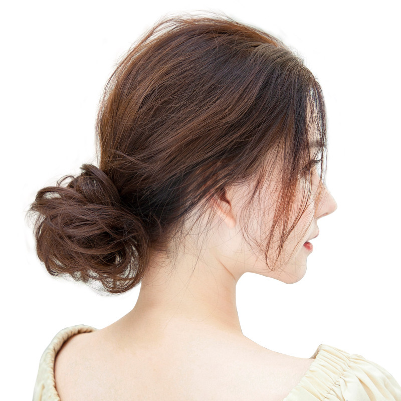 低丸子头假发包发圈花苞头真发自然头花盘发凌乱蓬松头发造型发髻,美发护发/假发,发包/丸子,淘宝优惠券,粉丝福利购,淘宝优惠卷
