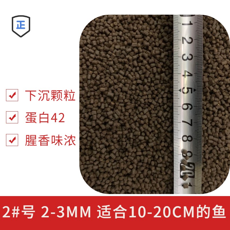 鲟鱼虎头鲨蓝鲨饲料下沉底栖不浑水鱼食招财猫饵料麻团高蛋白饲料