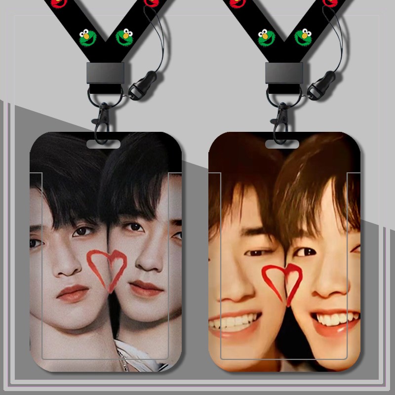 学生卡套校园卡公交车卡羊城通门禁工厂牌校牌带挂绳爱豆文轩翔霖