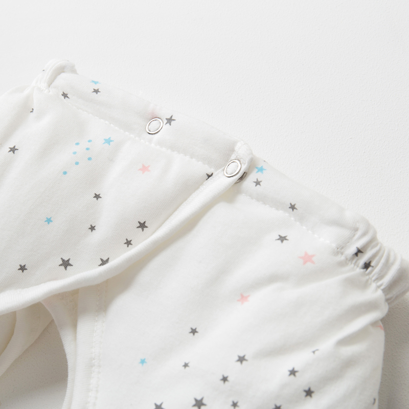 新生儿秋冬季薄棉衣03个月宝宝保暖衣服夹棉初生婴儿加厚薄棉套装