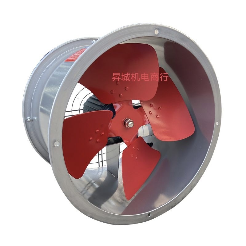 九洲普惠SF轴流风机强力厨房油烟机排风扇高速工业圆筒管道抽风机
