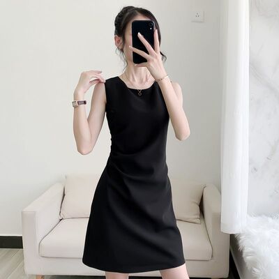 2021新款夏白色修身显瘦短款气质连衣裙晚宴年会小个子生日礼服女