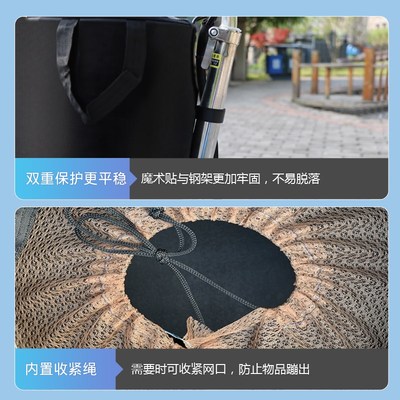 自行车车筐防水两用车篮子电动车帆布折叠车篓挂篮旅行车单车菜篮