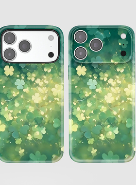 适用iPhone17promax苹果16华为mate70一加oppofindx9荣耀magic8小米15菲林二合一软手机壳vivox300水墨四叶草