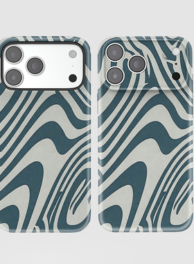 创意波纹手机壳适用iPhone17ProMax苹果17Ari系列16Plus精孔15菲林14新款13亮面12软壳磨砂11全包按键二合一