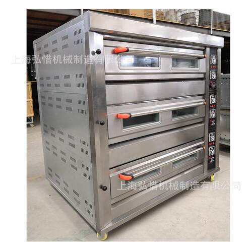 3层1气2盘1t5盘18盘燃包烤箱3 deck Oven,Gas ove面MAGA-102n12/1