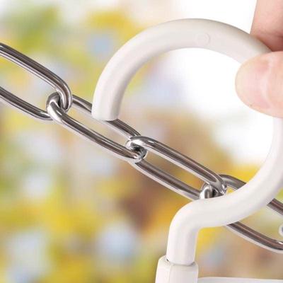 生锈包赔晾衣绳链条晒衣服绳子室外阳台晾衣杆铁链挂钩钢丝绳扣