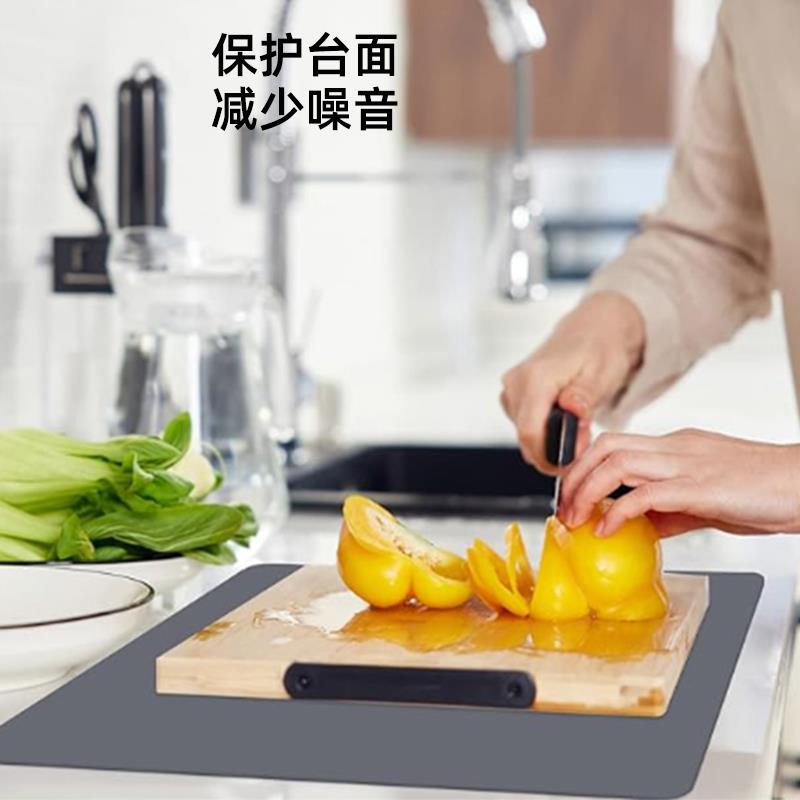 硅胶餐垫防烫耐高温隔热垫厨房台面保护垫加厚餐桌垫菜板防滑垫子