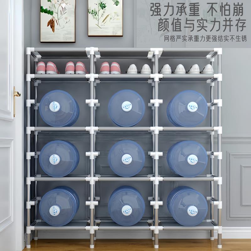鞋架子家用门口简易布艺鞋柜防尘罩遮挡帘多层宿舍爆款2025大容量