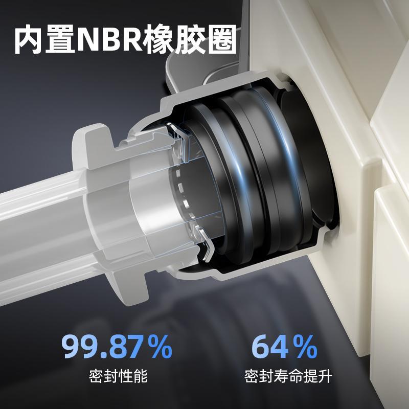 PC8气动螺纹直通快速快插6气管接头10丝牙04气嘴气源空压机配件12
