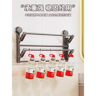收纳架 家用入户门上免打孔折叠墙上防盗门拖鞋 磁吸门后鞋 架壁挂式