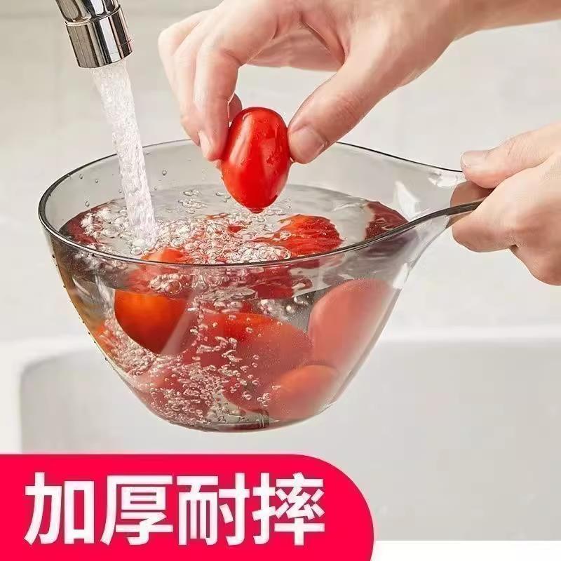 家用厨房摔不破水勺加深加厚长柄塑料大号创意透明舀水瓢洗头勺子
