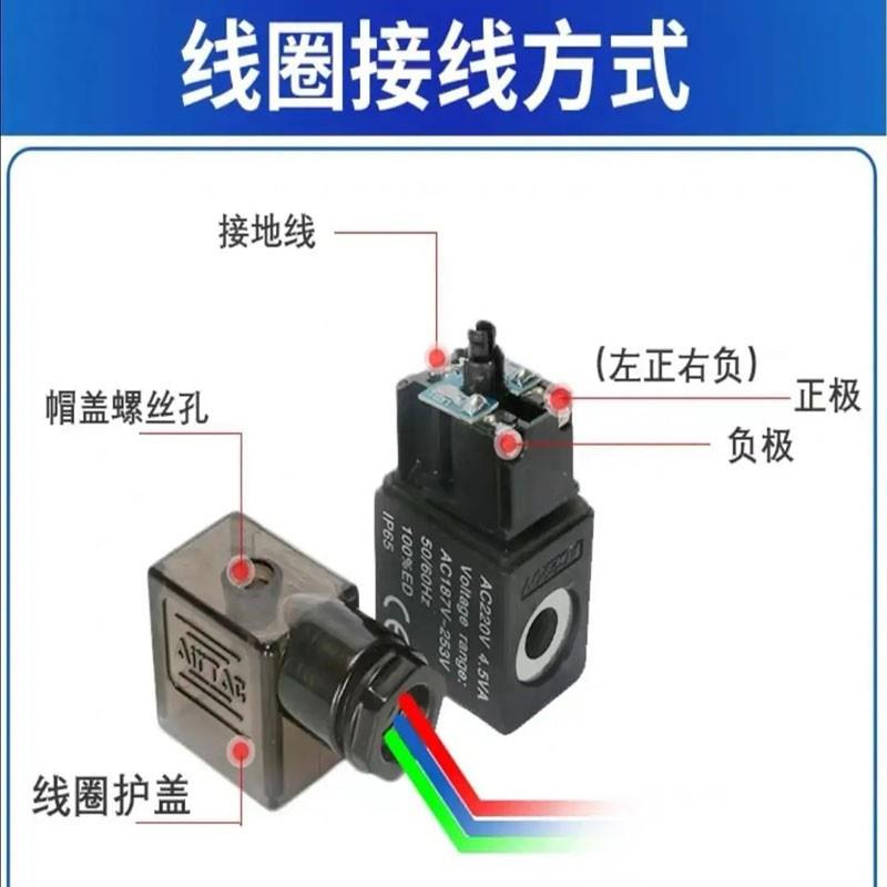 亚德客电磁阀4v210-08/4V310-10/4V410-15 4V110-06/4V220/DC24V