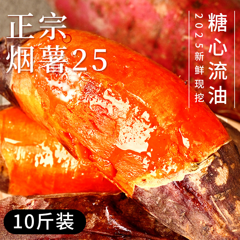 烟薯25号甜心蜜薯丨烤红薯专用