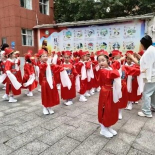七品芝麻官服装童儿小小县令官财神驾到京剧戏曲幼儿舞蹈表演出服