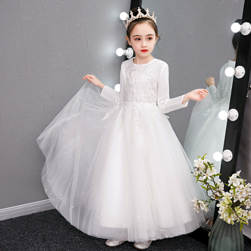 女童洋气公主裙秋冬新款儿童钢琴演奏演出服小花童婚纱礼服蓬蓬裙,童装/婴儿装/亲子装,儿童礼服,淘宝优惠券,粉丝福利购,淘宝优惠卷