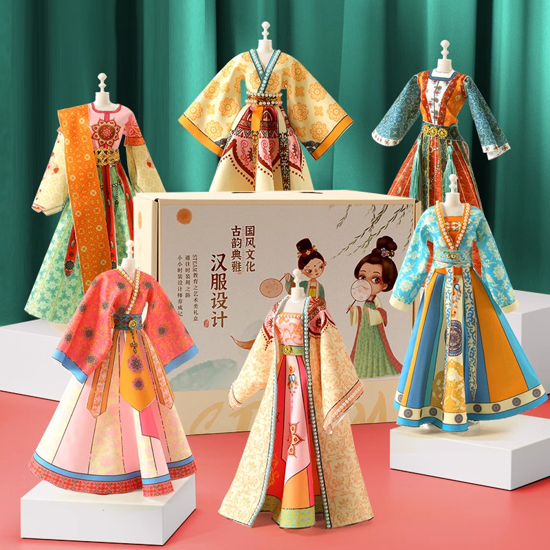 儿童服装设计5-10岁女孩手工diy玩具网红爆款礼物女童6生日8益智9图片