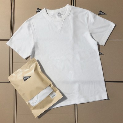 重磅280G春夏磨毛加厚黑白纯色TD恤男款修身简约圆领打底衫短袖T