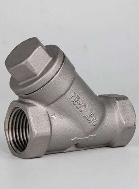 304不锈钢前置Y型过滤器增压水泵管道家用水管净水过W滤网阀4分6